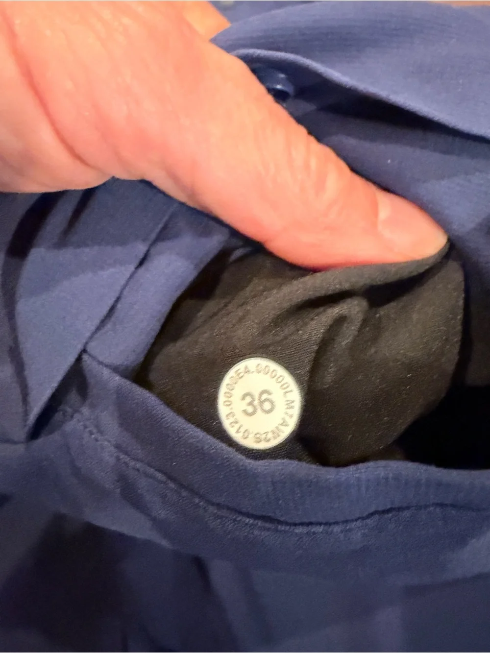 lululemon athletica Men's Flat Front Shorts - Black and Navy Blue